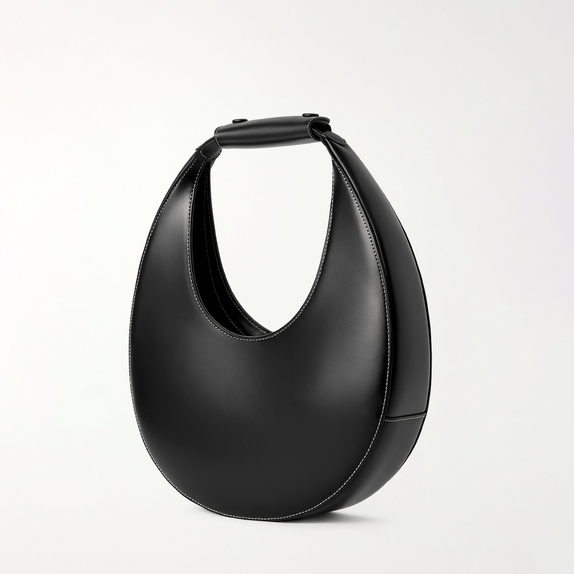 OHOTORO horie moon leather bag ムーンレザーバッグ Moon Bag - Black | Solaly horie moon leather bag オートロ