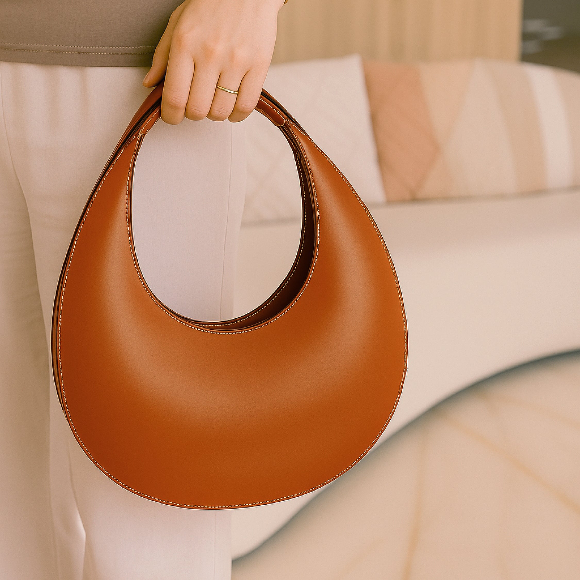 Moon Bag - Tan