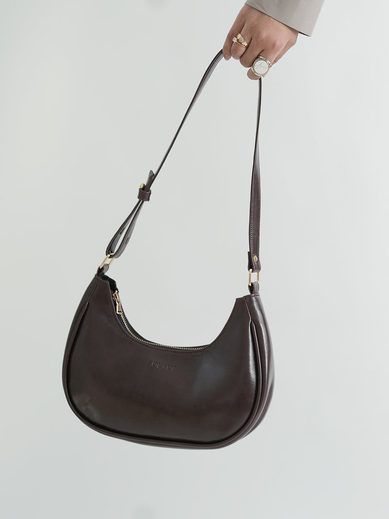 Hobo Bag Brown Solaly